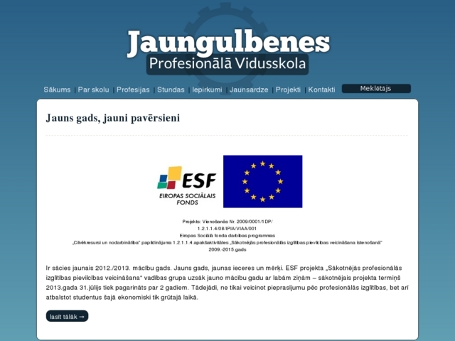 Jaungulbenes arodvidusskola, 