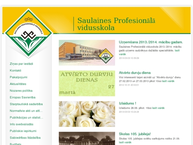 Saulaines profesionālā vidusskola, 